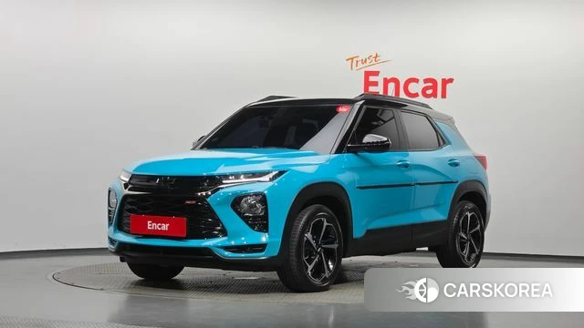 Chevrolet (GM Daewoo) Trailblazer 2021 Небесно-голубой из Кореи