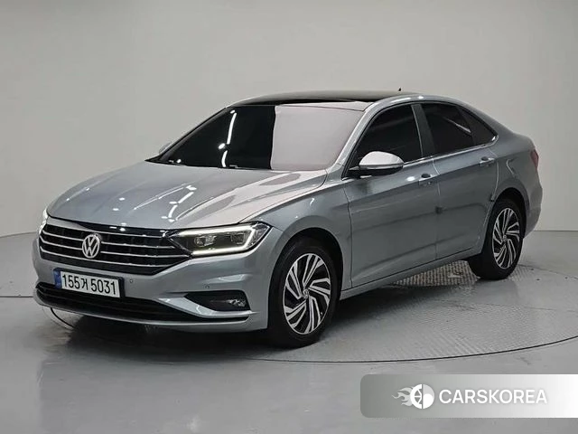 Volkswagen 7th Generation of Jetta 2021 Серебристо-серый из Кореи