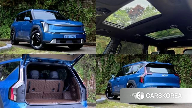 Kia EV9 2023 Синий из Кореи