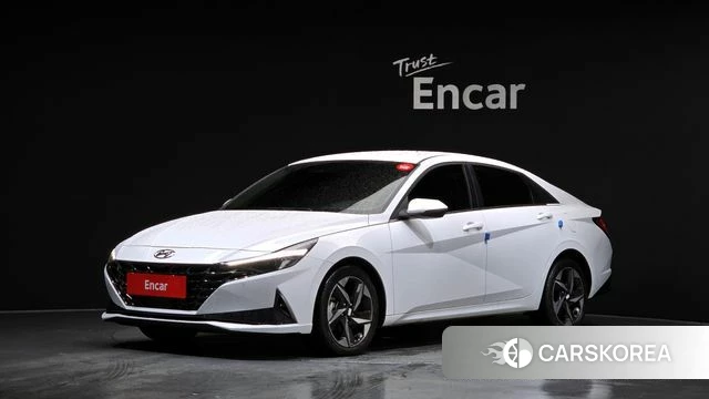 Hyundai Avante (CN7) 2020 Белый из Кореи