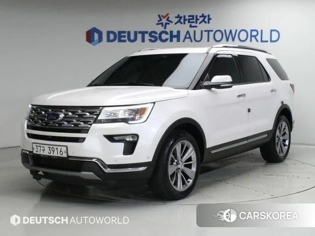 Ford Explorer 2018 Белый из Кореи
