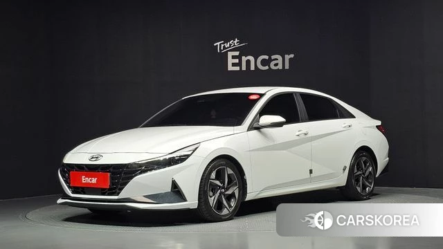 Hyundai Avante (CN7) 2020 Белый из Кореи