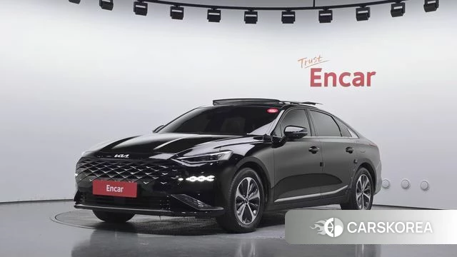 Kia K8 Hybrid 2022 Черный из Кореи
