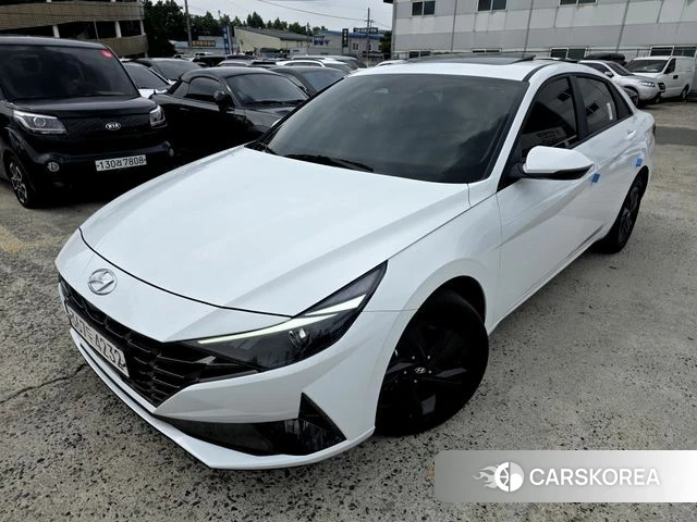 Hyundai Avante (CN7) 2022 Белый из Кореи