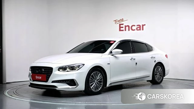 Hyundai Grandeur IG Hybrid 2018 Белый из Кореи