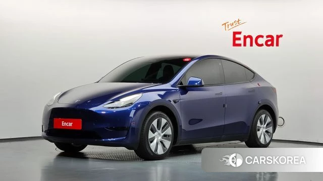 Tesla Model Y 2023 Синий из Кореи