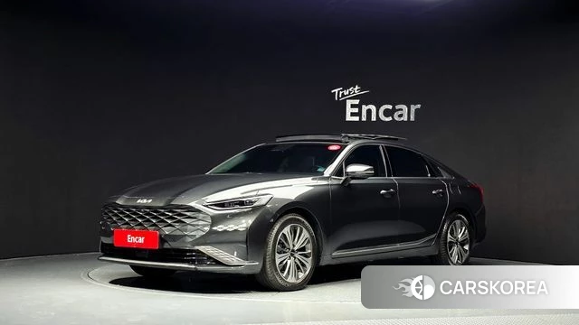 Kia K8 Hybrid 2023 Серый из Кореи