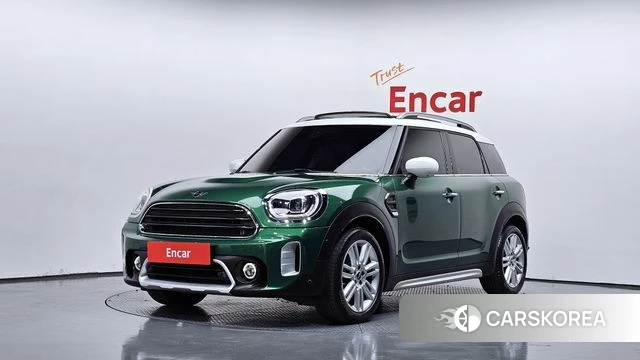 Mini Cooper Countryman 2021 Темно-зеленый из Кореи