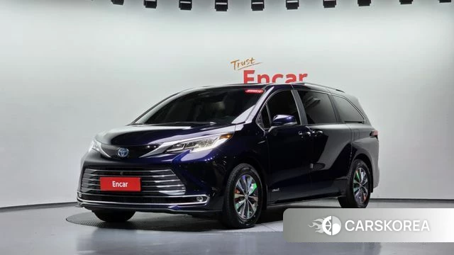 Toyota Sienna 4th Generation 2021 Синий из Кореи