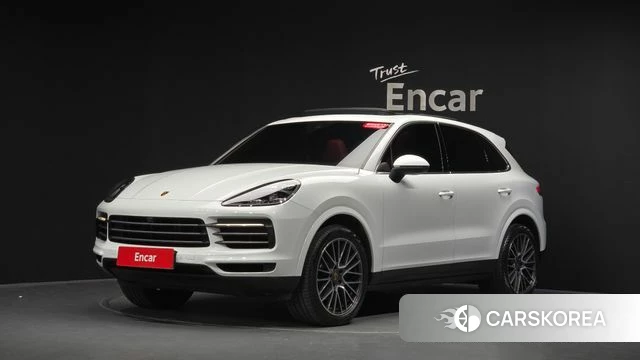 Porsche Cayenne (PO536) 2021 Белый из Кореи