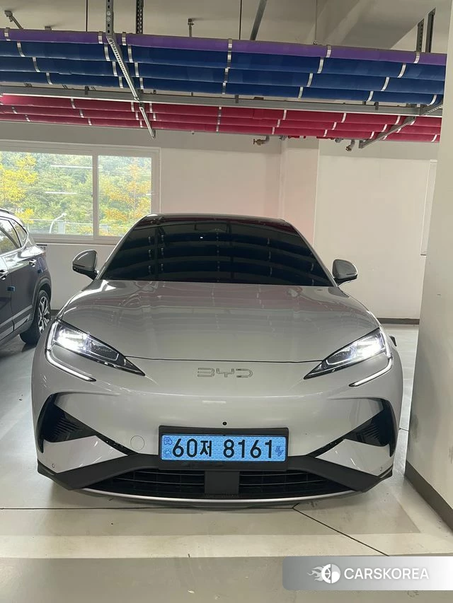 BYD Sea Lion 7 2025 Светло-серебряный цвет из Кореи