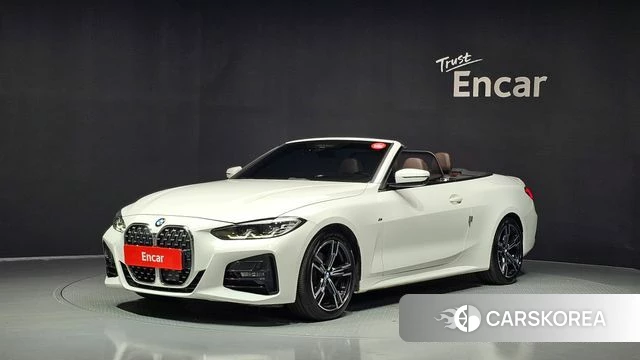 BMW 4 Series (G22) 2021 Белый из Кореи