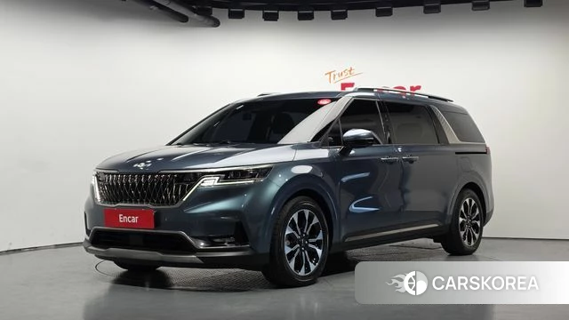 Kia Carnival 4th generation 2022 Небесно-голубой из Кореи