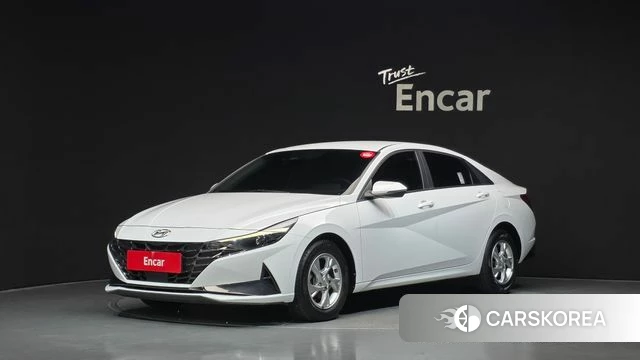 Hyundai Avante (CN7) 2022 Белый из Кореи