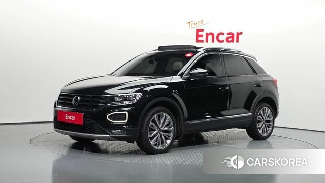 Volkswagen T-Roc 2022 Черный из Кореи