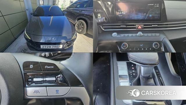 Hyundai Avante (CN7) 2021 Серый из Кореи
