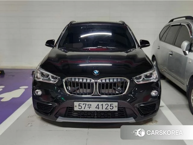 BMW X1 (F48) 2018 Черный из Кореи