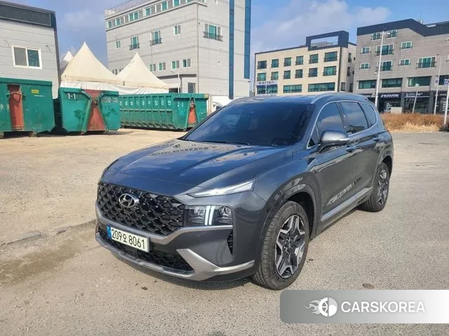 Hyundai The New Santa Fe 2021 Светло-зеленый из Кореи