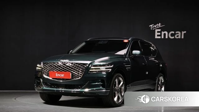 Genesis GV80 2021 Темно-зеленый из Кореи