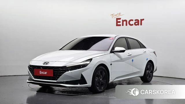 Hyundai Avante (CN7) 2022 Белый из Кореи
