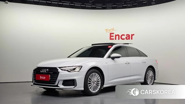 Audi A6 (C8) 2020 Белый из Кореи