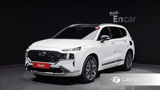 Hyundai The New Santa Fe 2021 Белый из Кореи