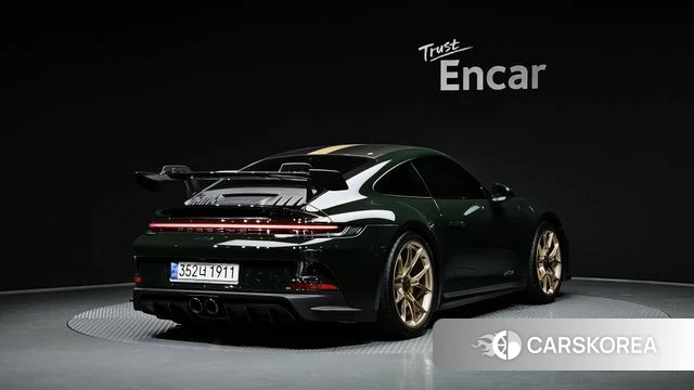 Porsche 911(992) 2022 Темно-зеленый из Кореи