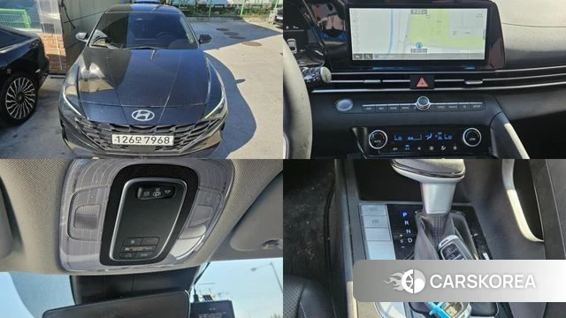 Hyundai Avante (CN7) 2021 Черный из Кореи