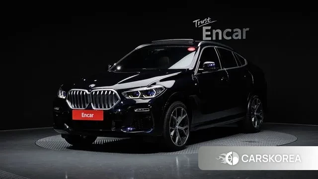 BMW X6 (G06) 2021 Черный из Кореи