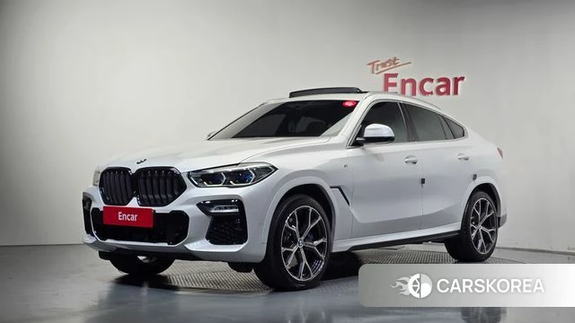 BMW X6 (G06) 2021 Белый из Кореи
