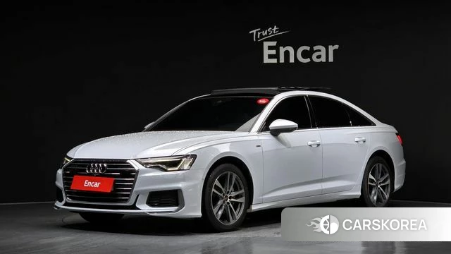 Audi A6 (C8) 2021 Белый из Кореи