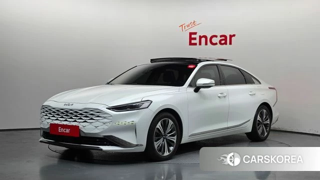 Kia K8 Hybrid 2021 Белый из Кореи