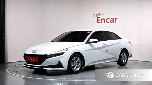 Hyundai Avante (CN7) 2021 Белый из Кореи