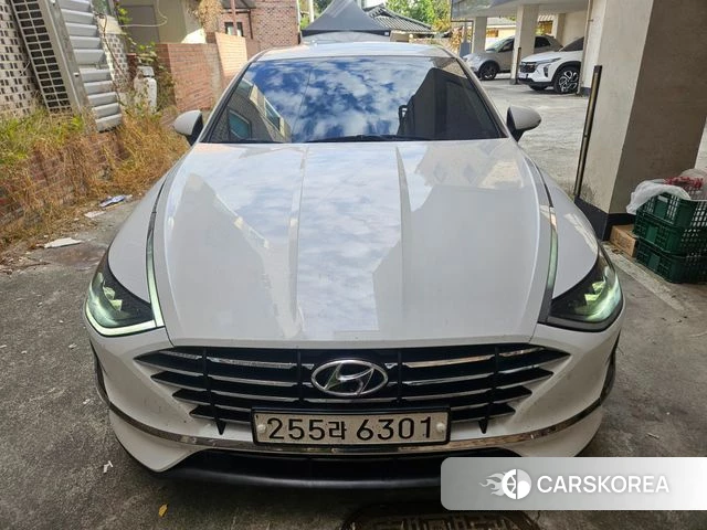 Hyundai Sonata (DN8) 2019 Белый из Кореи