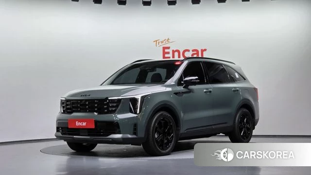 Kia The New Sorento 4th Generation 2025 Темно-зеленый из Кореи