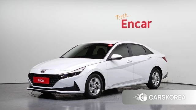 Hyundai Avante (CN7) 2023 Белый из Кореи