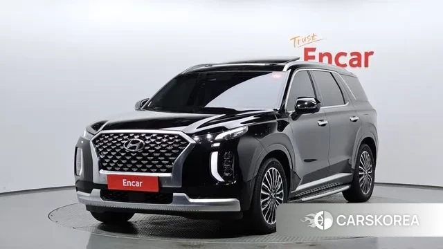Hyundai Palisade 2021 Черный из Кореи