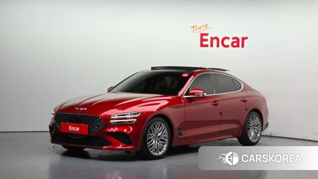 Genesis The New G70 2021 Красный из Кореи