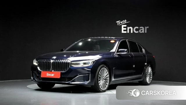 BMW 7 Series (G11) 2019 Синий из Кореи