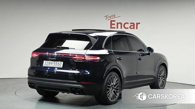 Porsche Cayenne (PO536) 2021 Синий из Кореи