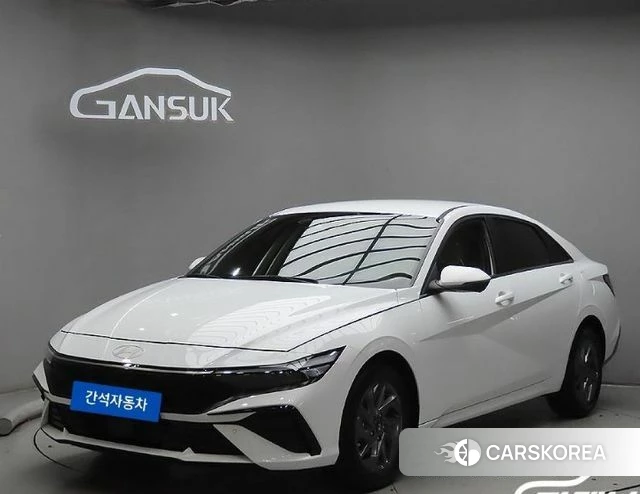 Hyundai The New Avante (CN7) 2024 Белый из Кореи