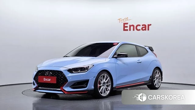 Hyundai Veloster (JS) 2021 Небесно-голубой из Кореи