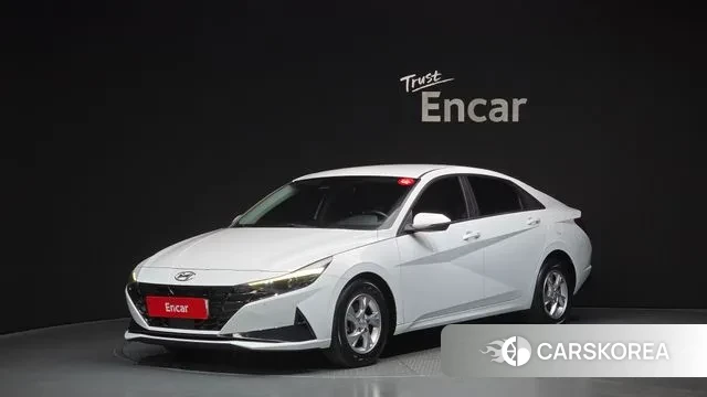 Hyundai Avante (CN7) 2021 Белый из Кореи
