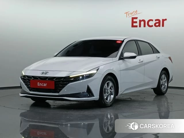 Hyundai Avante (CN7) 2021 Белый из Кореи