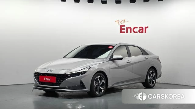 Hyundai Avante (CN7) 2021 Серебристо-серый из Кореи