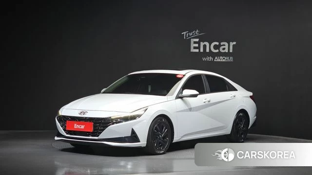 Hyundai Avante (CN7) 2022 Белый из Кореи