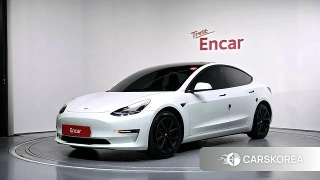 Tesla Model 3 2021 Белый из Кореи