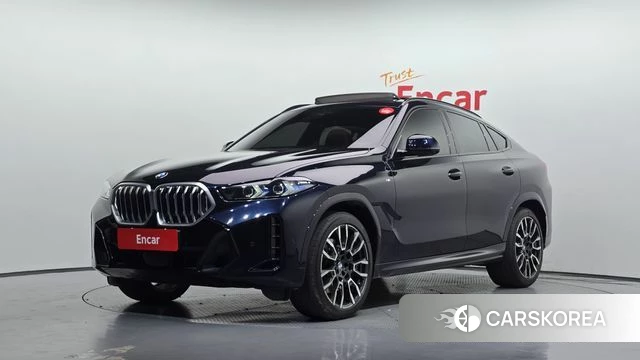 BMW X6 (G06) 2023 Черный из Кореи