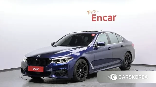 BMW 5 Series (G30) 2019 Синий из Кореи