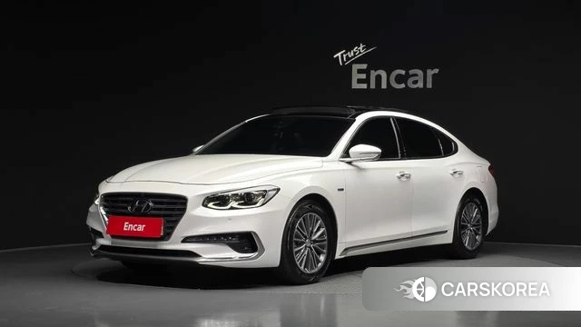 Hyundai Grandeur IG Hybrid 2018 Белый из Кореи